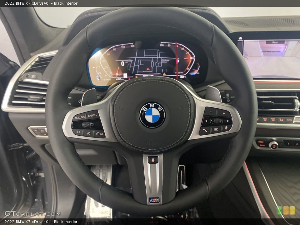 Black Interior Steering Wheel for the 2022 BMW X7 xDrive40i #144641912
