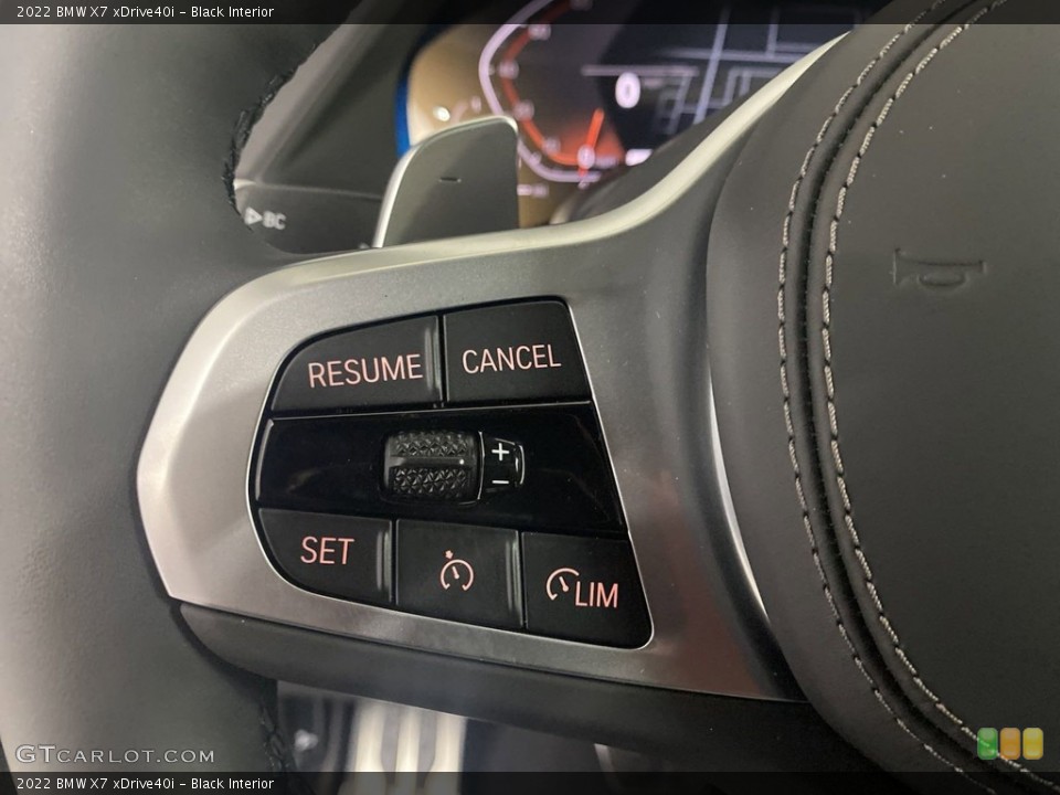 Black Interior Steering Wheel for the 2022 BMW X7 xDrive40i #144641930