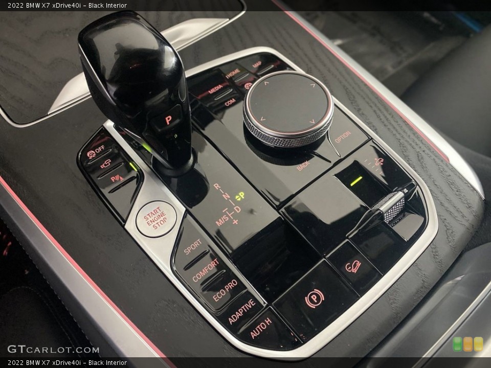 Black Interior Transmission for the 2022 BMW X7 xDrive40i #144642125