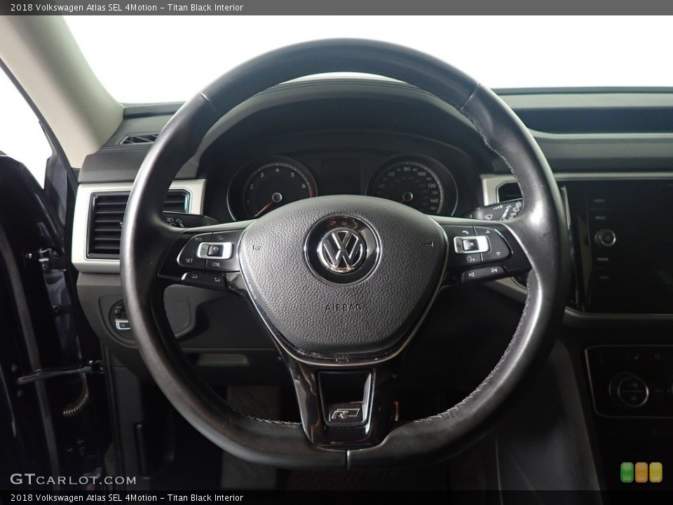 Titan Black Interior Steering Wheel for the 2018 Volkswagen Atlas SEL 4Motion #144642218