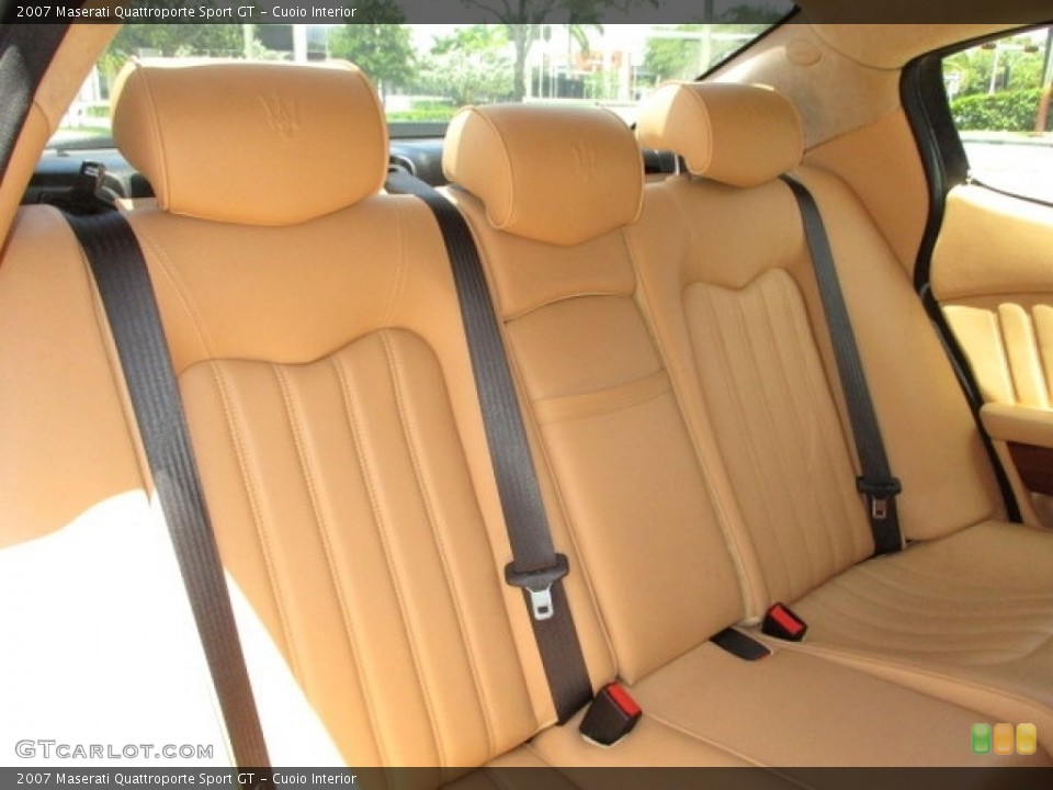 Cuoio Interior Rear Seat for the 2007 Maserati Quattroporte Sport GT #144643214