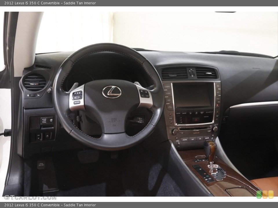 Saddle Tan Interior Dashboard for the 2012 Lexus IS 350 C Convertible #144644009