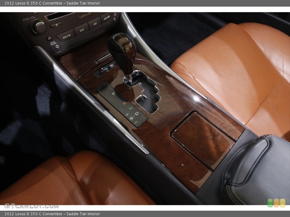 Saddle Tan Interior Transmission for the 2012 Lexus IS 350 C Convertible #144644201