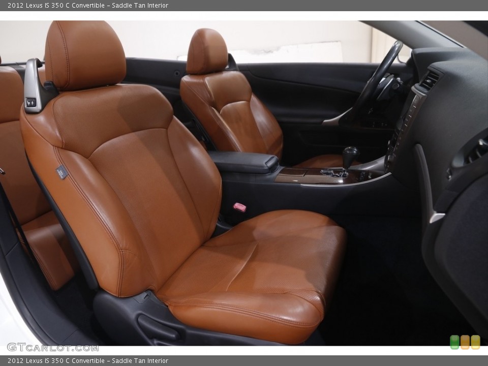 Saddle Tan Interior Front Seat for the 2012 Lexus IS 350 C Convertible #144644240