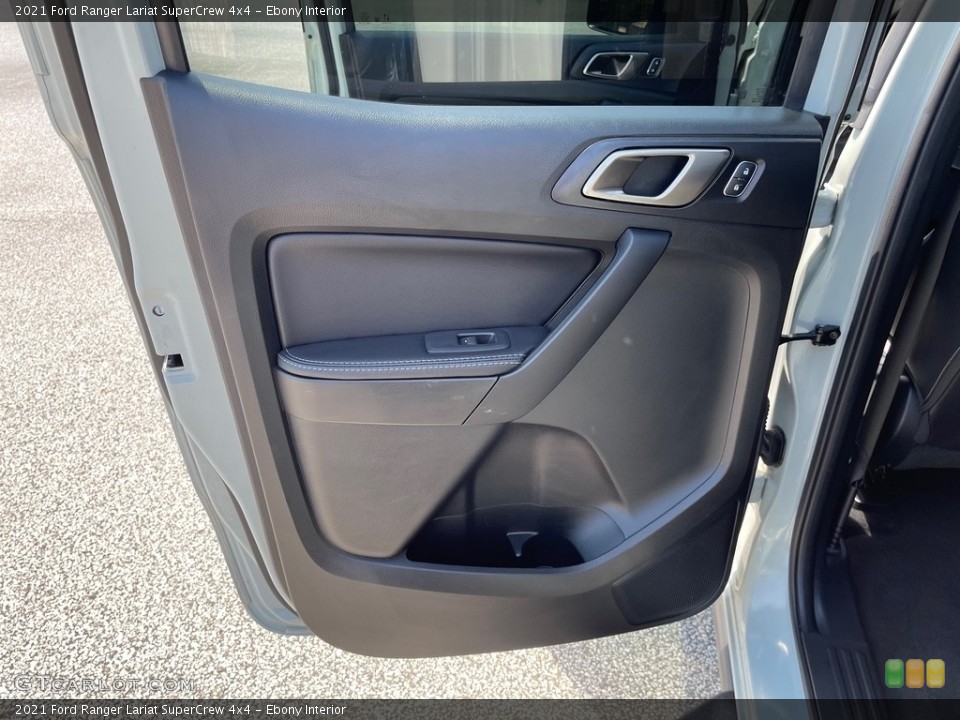 Ebony Interior Door Panel for the 2021 Ford Ranger Lariat SuperCrew 4x4 #144645662