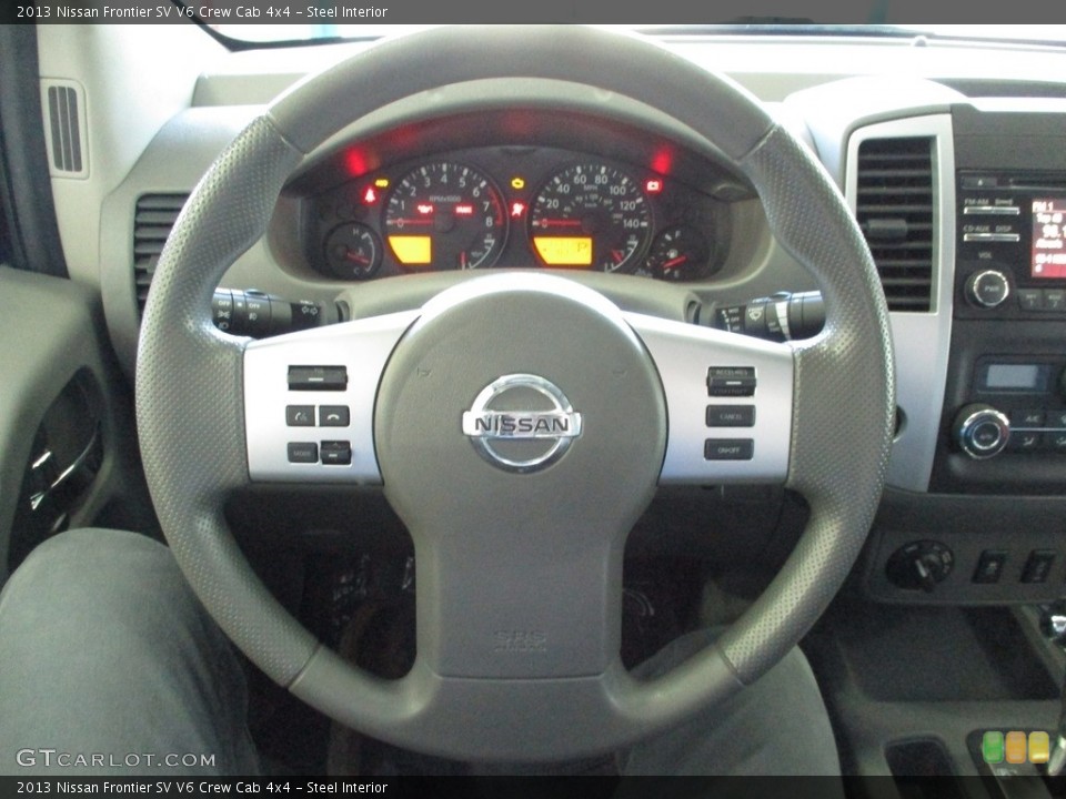 Steel Interior Steering Wheel for the 2013 Nissan Frontier SV V6 Crew Cab 4x4 #144646370