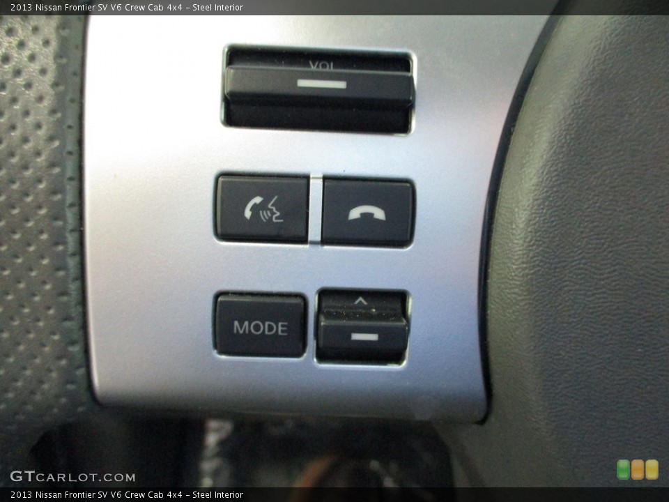 Steel Interior Controls for the 2013 Nissan Frontier SV V6 Crew Cab 4x4 #144646427