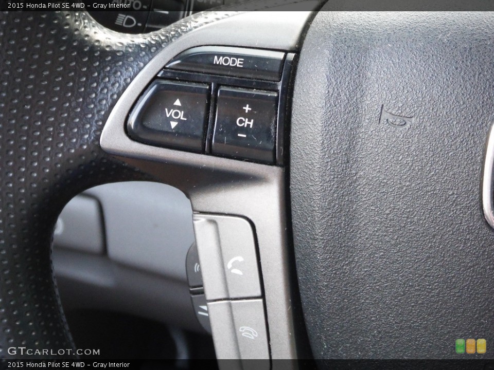 Gray Interior Steering Wheel for the 2015 Honda Pilot SE 4WD #144647924