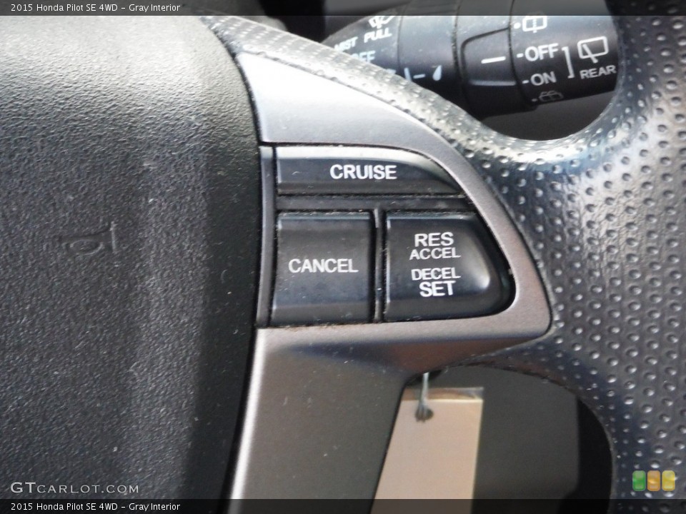 Gray Interior Steering Wheel for the 2015 Honda Pilot SE 4WD #144647933