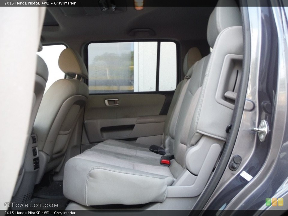 Gray Interior Rear Seat for the 2015 Honda Pilot SE 4WD #144647954