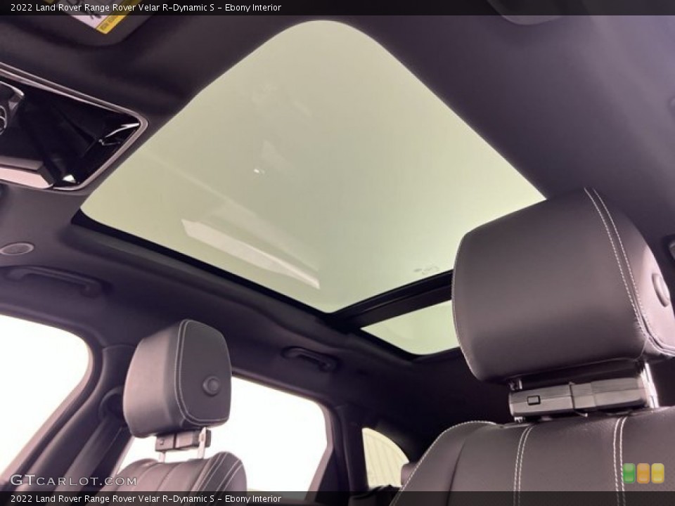Ebony Interior Sunroof for the 2022 Land Rover Range Rover Velar R-Dynamic S #144649240