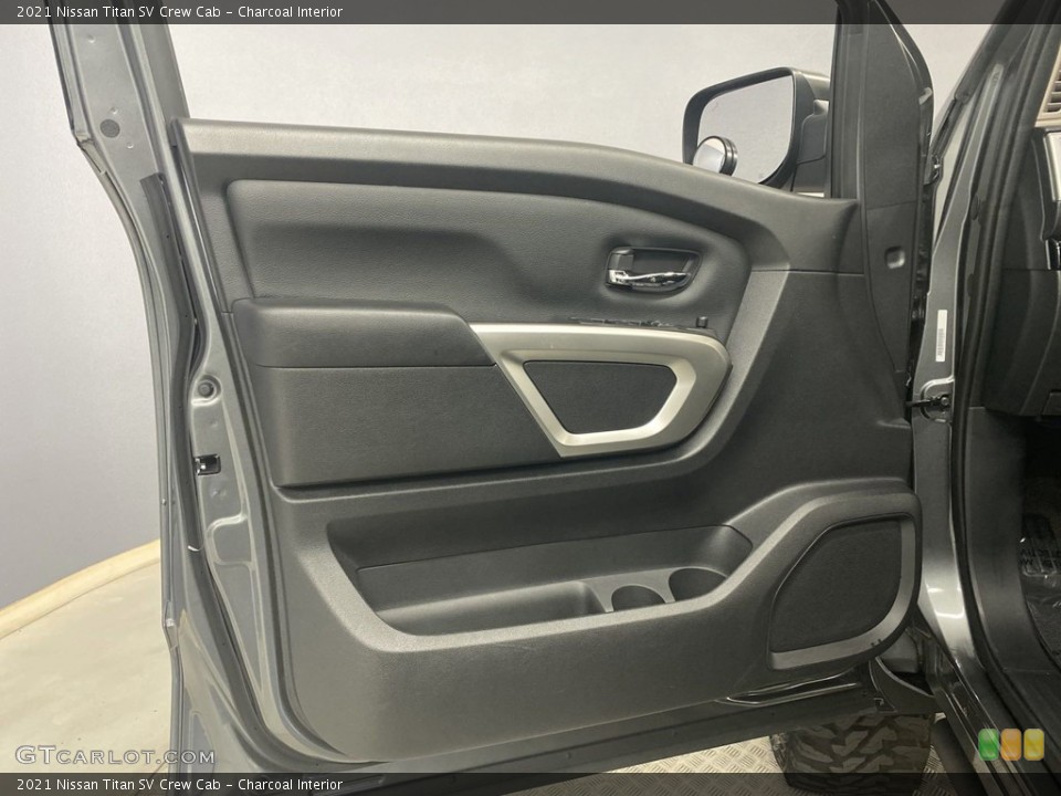Charcoal Interior Door Panel for the 2021 Nissan Titan SV Crew Cab #144649648