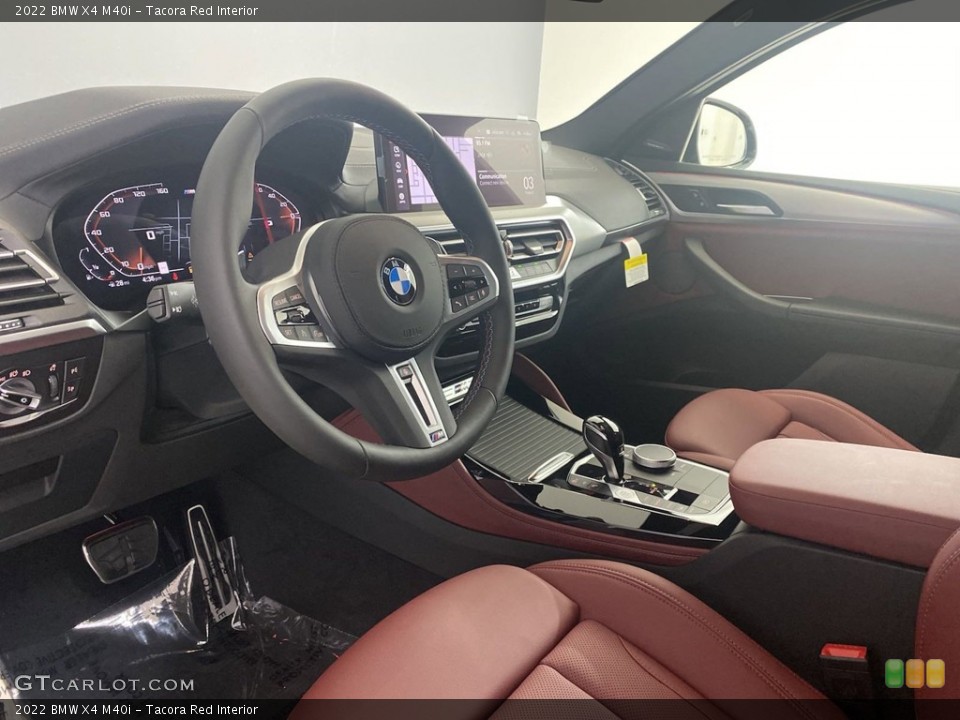 Tacora Red 2022 BMW X4 Interiors