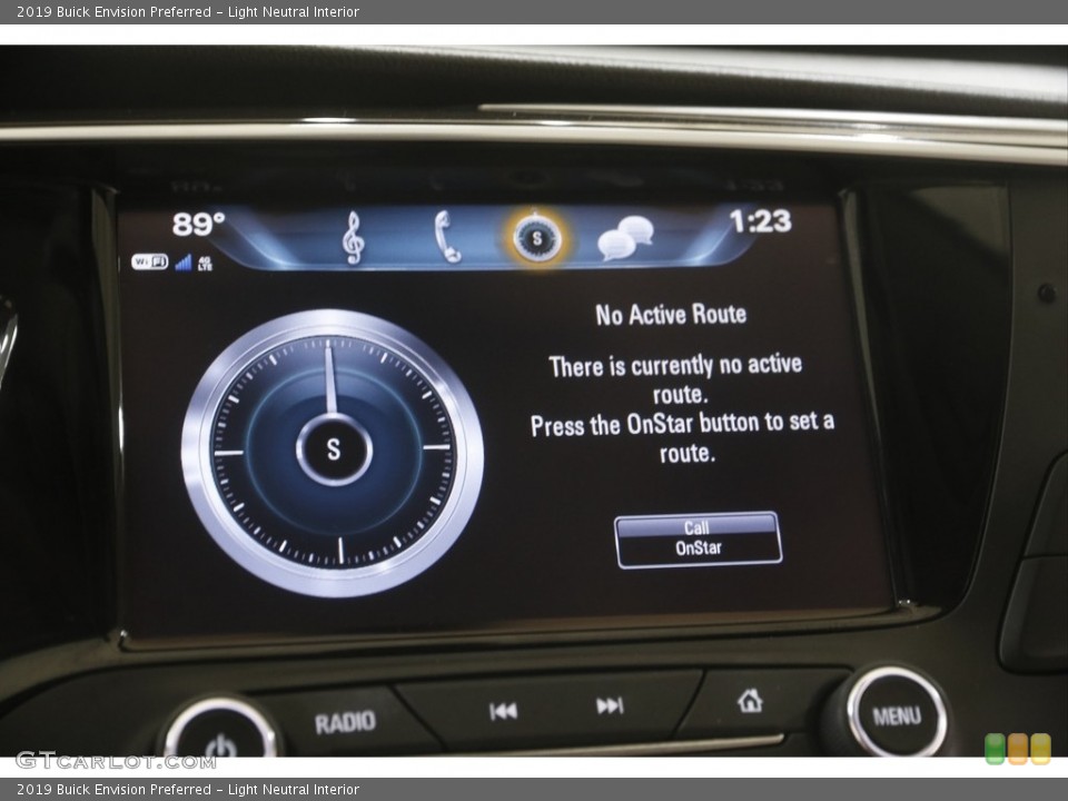 Light Neutral Interior Controls for the 2019 Buick Envision Preferred #144654094