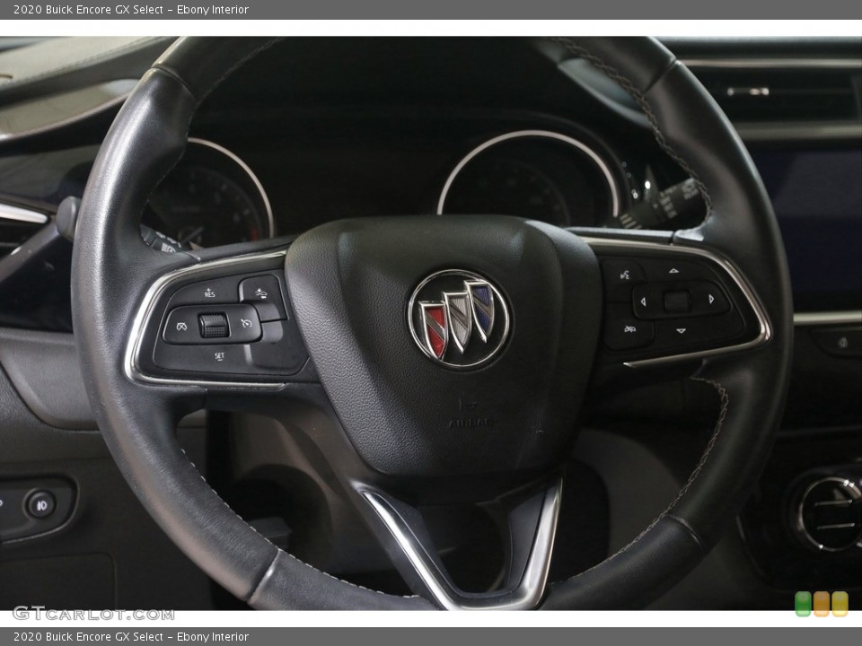 Ebony Interior Steering Wheel for the 2020 Buick Encore GX Select #144655127