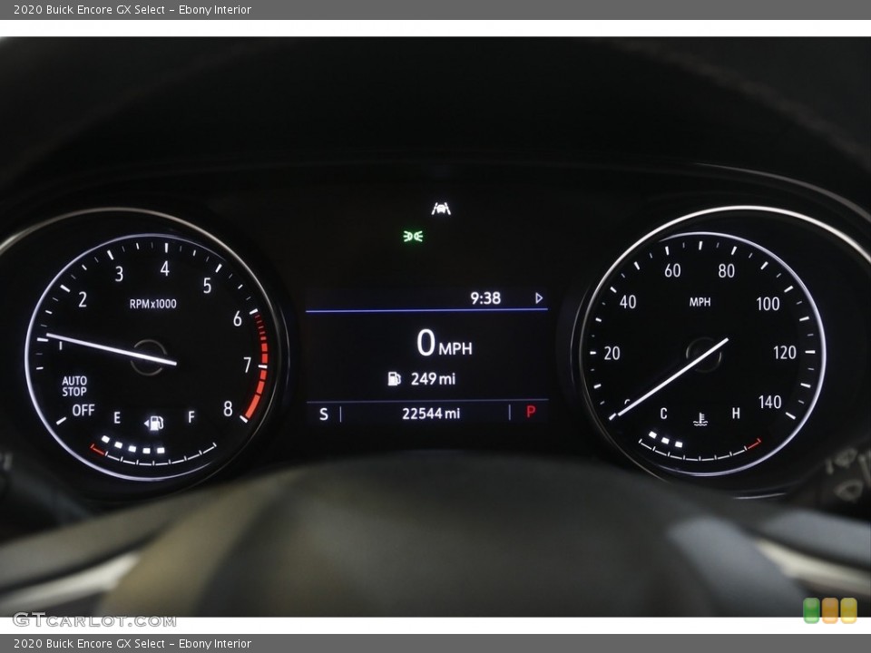 Ebony Interior Gauges for the 2020 Buick Encore GX Select #144655148