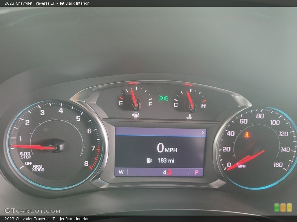 Jet Black Interior Gauges for the 2023 Chevrolet Traverse LT #144655235