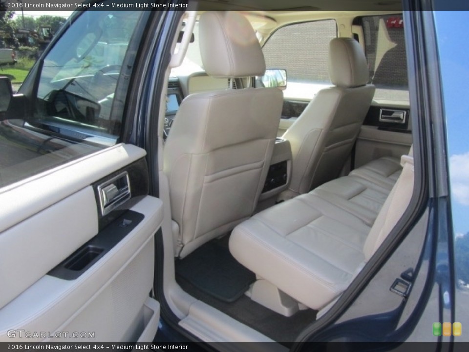 Medium Light Stone Interior Rear Seat for the 2016 Lincoln Navigator Select 4x4 #144657443