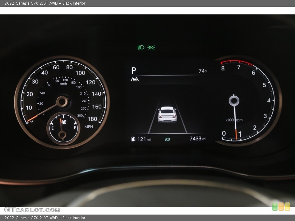 Black Interior Gauges for the 2022 Genesis G70 2.0T AWD #144658103