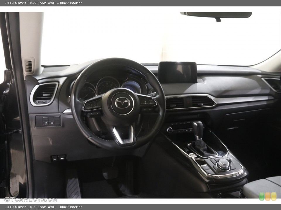 Black Interior Dashboard for the 2019 Mazda CX-9 Sport AWD #144658118