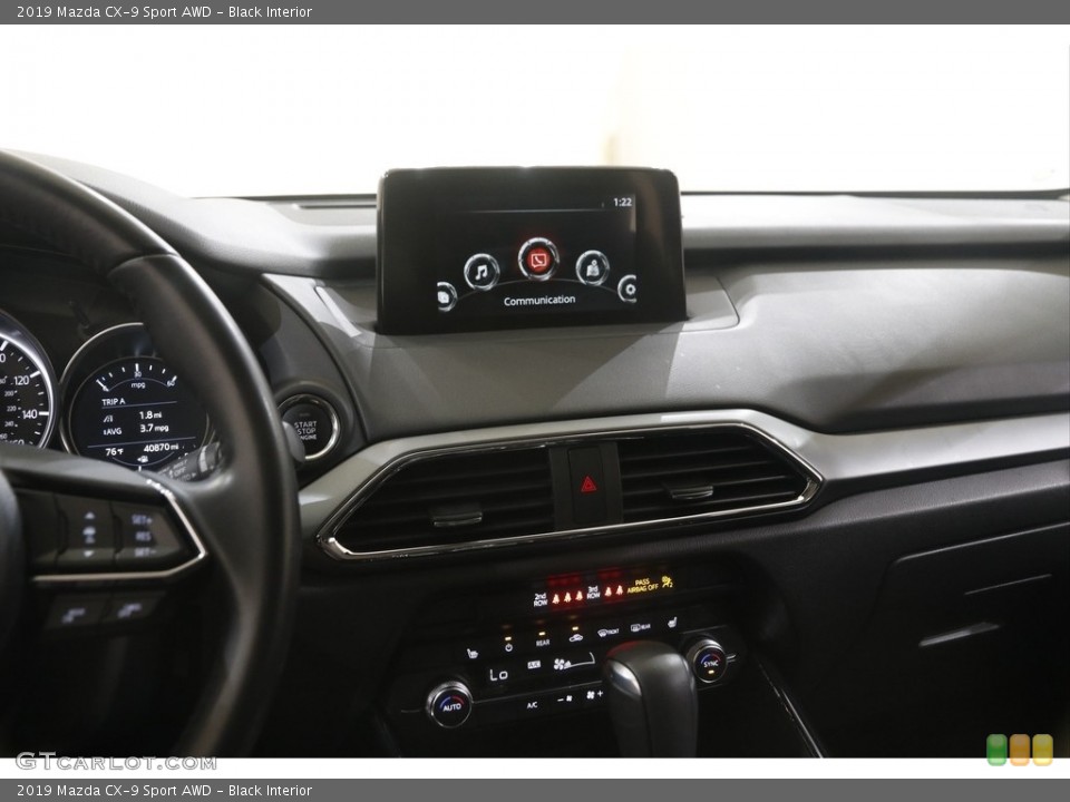 Black Interior Gauges for the 2019 Mazda CX-9 Sport AWD #144658183