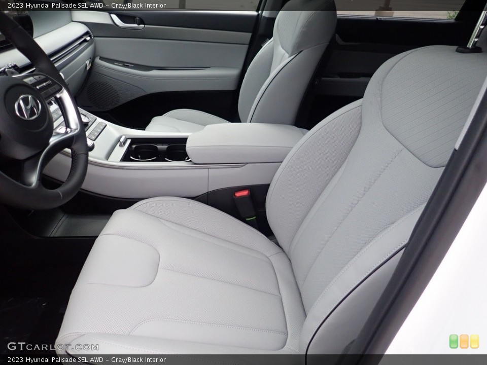 Gray/Black 2023 Hyundai Palisade Interiors