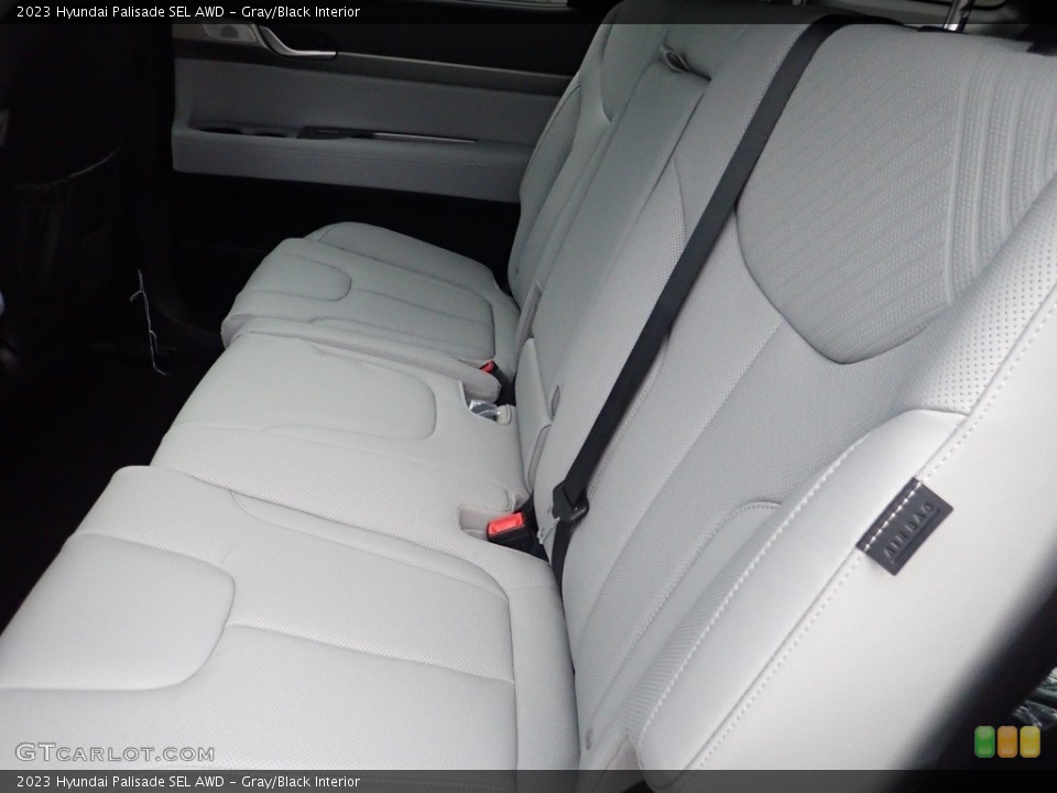 Gray/Black Interior Rear Seat for the 2023 Hyundai Palisade SEL AWD #144660459