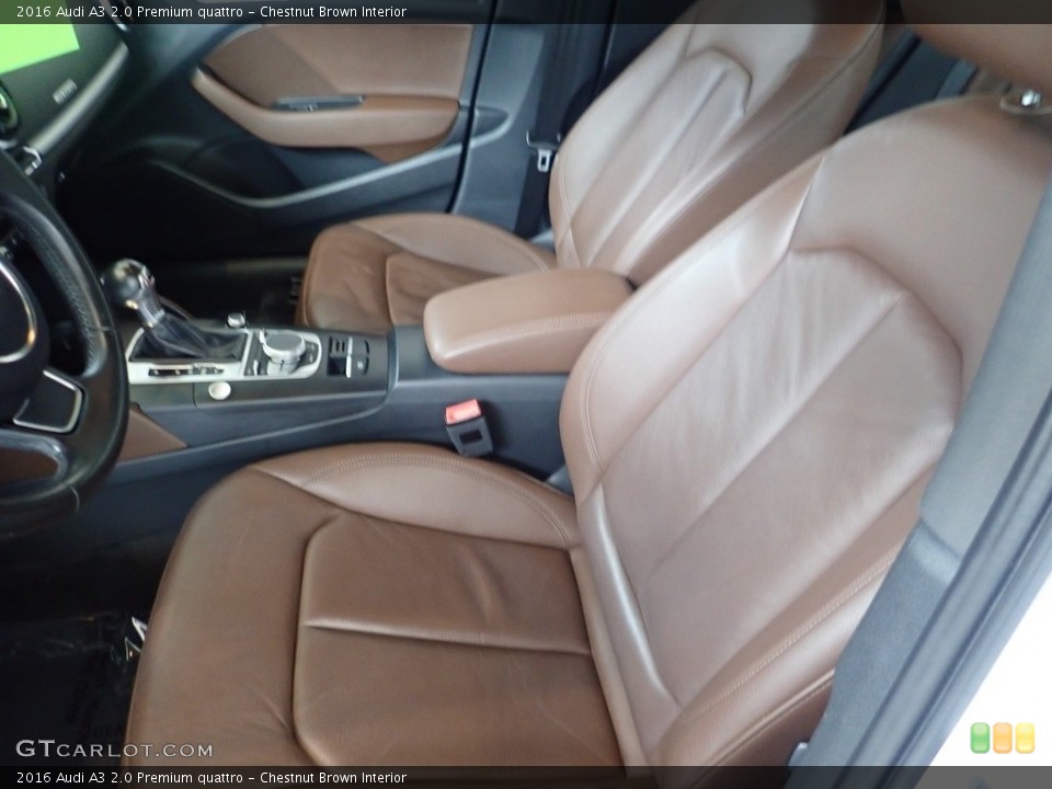 Chestnut Brown 2016 Audi A3 Interiors