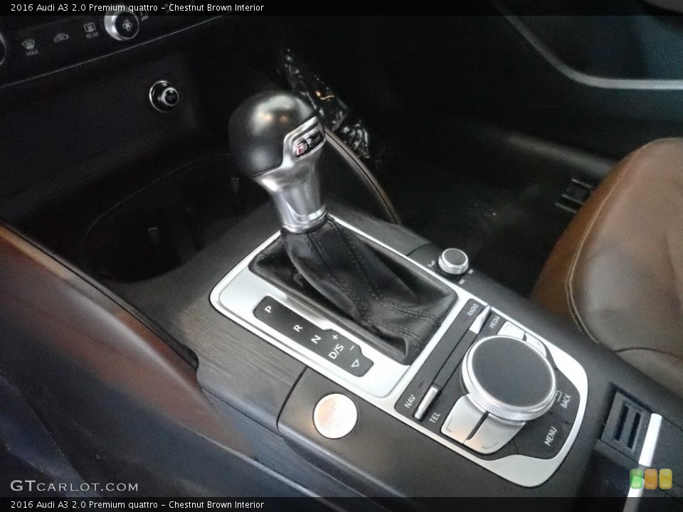 Chestnut Brown Interior Transmission for the 2016 Audi A3 2.0 Premium quattro #144661425
