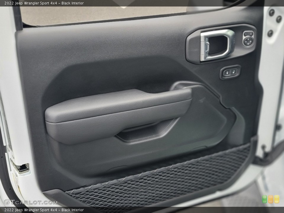 Black Interior Door Panel for the 2022 Jeep Wrangler Sport 4x4 #144664203