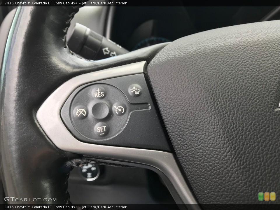 Jet Black/Dark Ash Interior Steering Wheel for the 2016 Chevrolet Colorado LT Crew Cab 4x4 #144665635