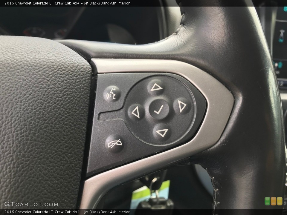 Jet Black/Dark Ash Interior Steering Wheel for the 2016 Chevrolet Colorado LT Crew Cab 4x4 #144665650