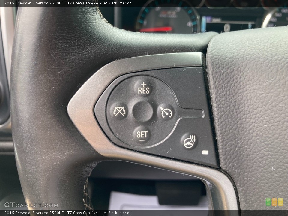 Jet Black Interior Steering Wheel for the 2016 Chevrolet Silverado 2500HD LTZ Crew Cab 4x4 #144666163