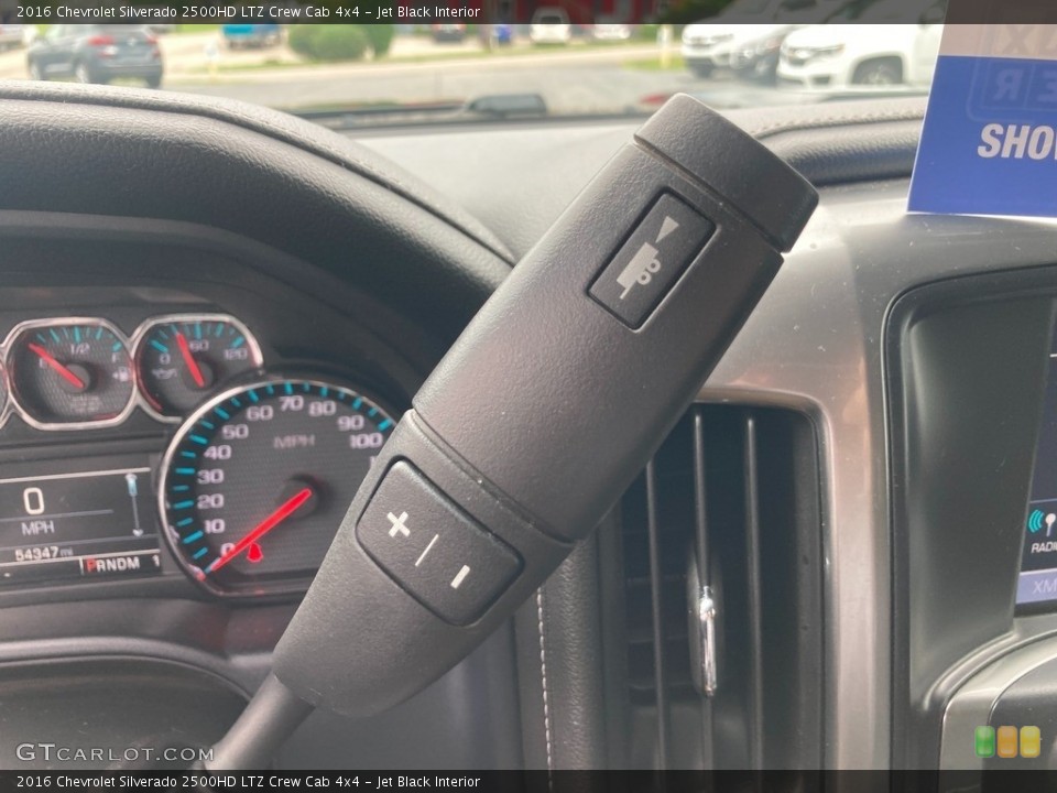 Jet Black Interior Controls for the 2016 Chevrolet Silverado 2500HD LTZ Crew Cab 4x4 #144666172