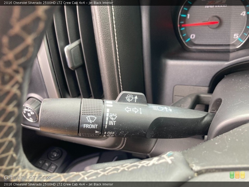 Jet Black Interior Controls for the 2016 Chevrolet Silverado 2500HD LTZ Crew Cab 4x4 #144666178