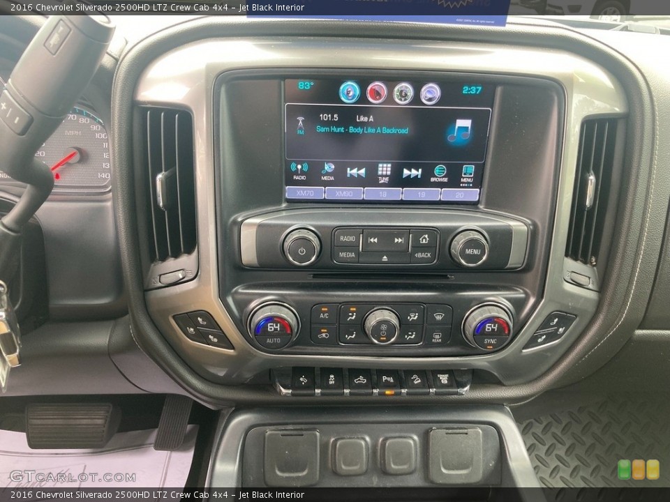 Jet Black Interior Controls for the 2016 Chevrolet Silverado 2500HD LTZ Crew Cab 4x4 #144666196