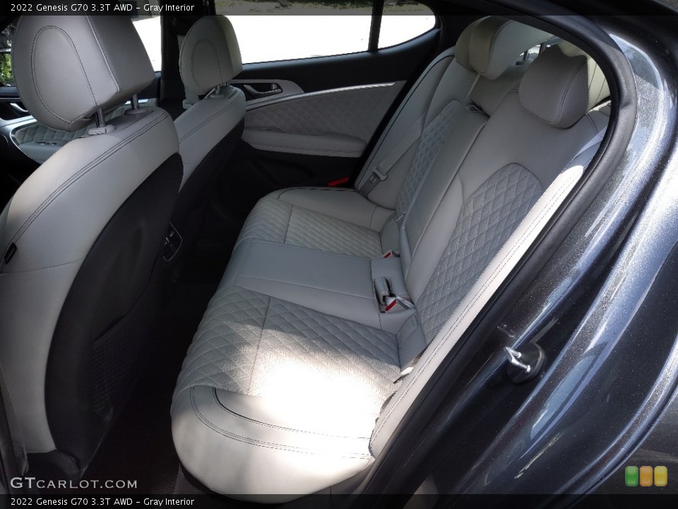 Gray Interior Rear Seat for the 2022 Genesis G70 3.3T AWD #144666970
