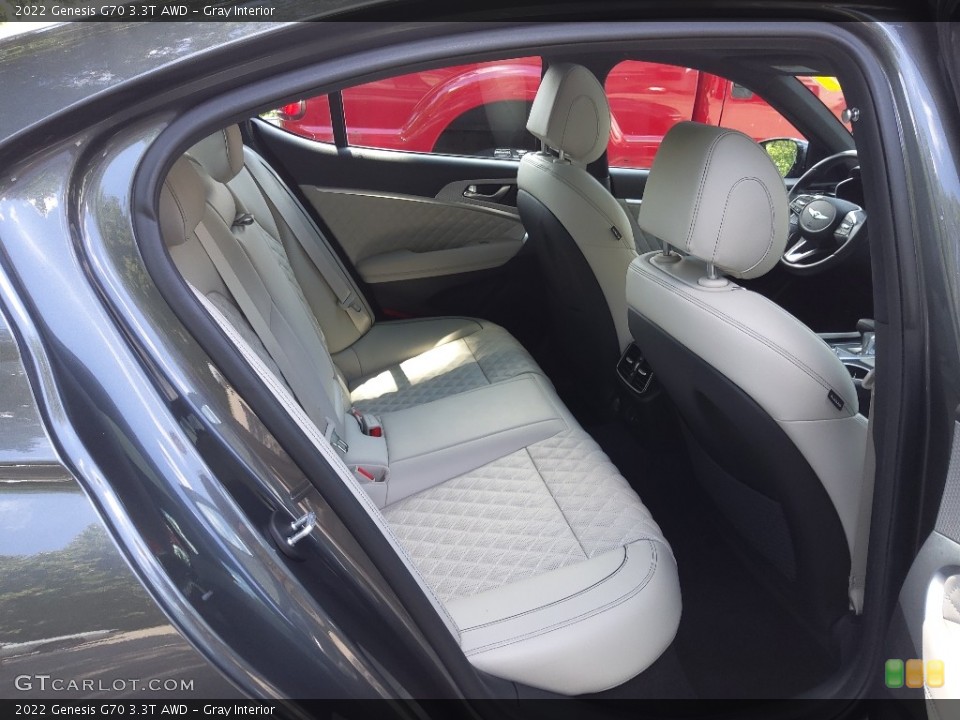 Gray Interior Rear Seat for the 2022 Genesis G70 3.3T AWD #144667006