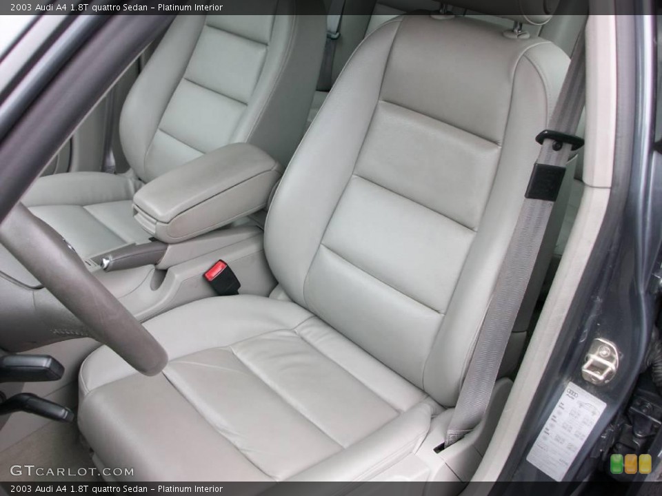 Platinum Interior Front Seat for the 2003 Audi A4 1.8T quattro Sedan #14466782