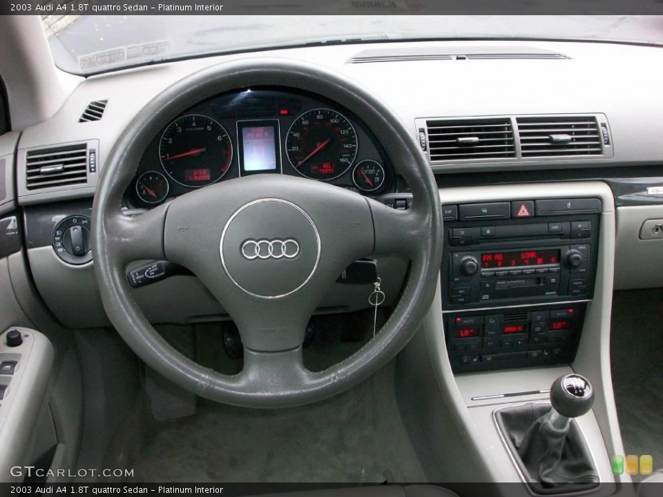 Platinum Interior Steering Wheel for the 2003 Audi A4 1.8T quattro Sedan #14466792