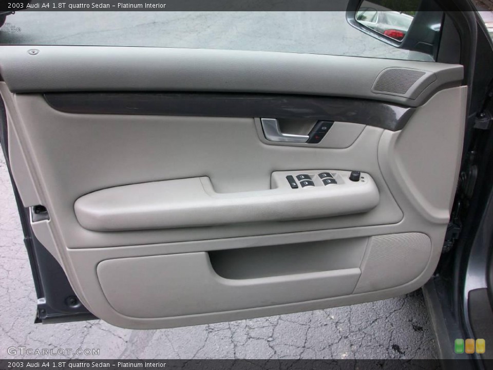 Platinum Interior Door Panel for the 2003 Audi A4 1.8T quattro Sedan #14466852