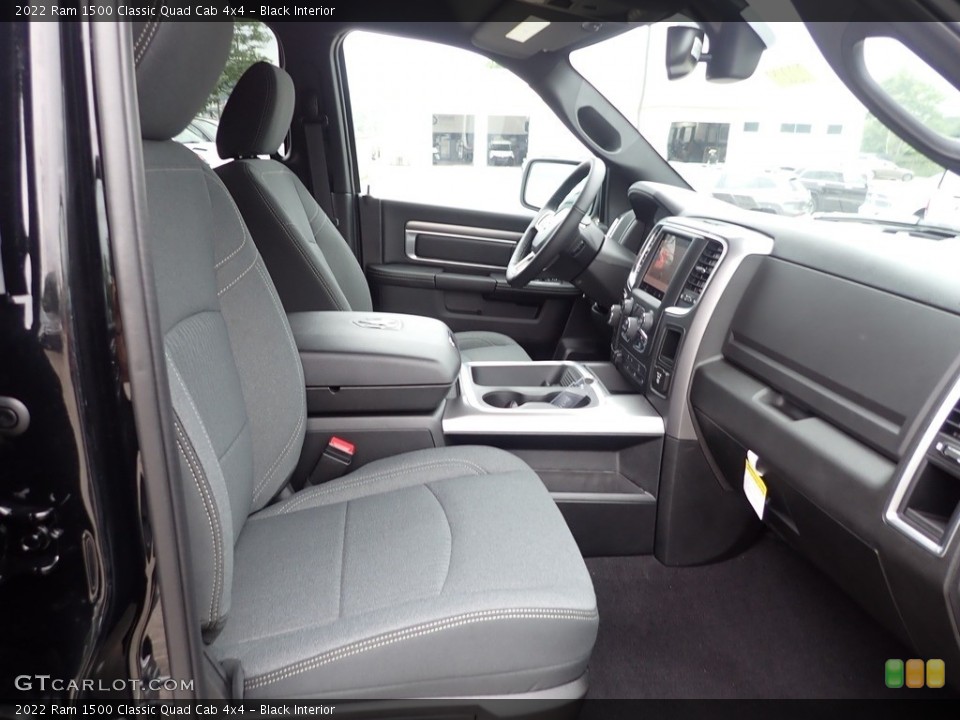 Black Interior Front Seat for the 2022 Ram 1500 Classic Quad Cab 4x4 #144668690