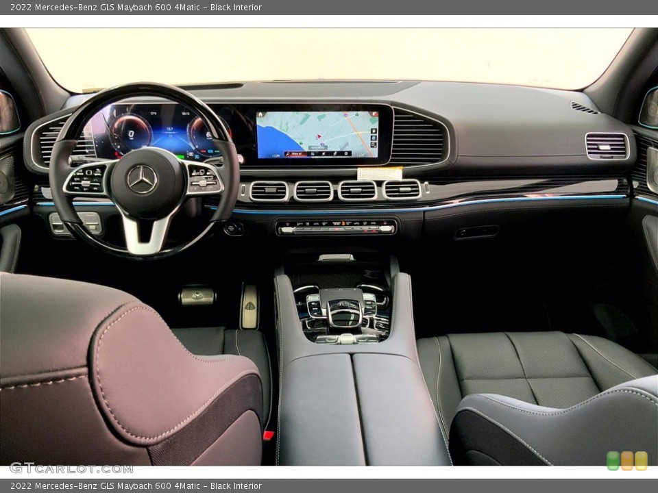 Black Interior Dashboard for the 2022 Mercedes-Benz GLS Maybach 600 4Matic #144668699
