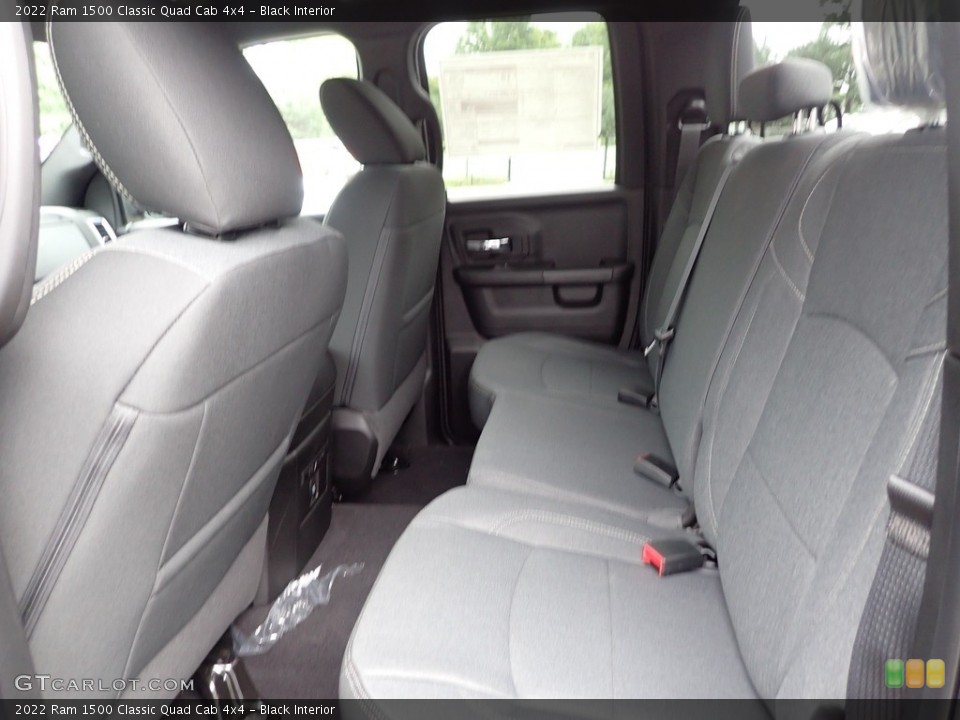 Black Interior Rear Seat for the 2022 Ram 1500 Classic Quad Cab 4x4 #144668744