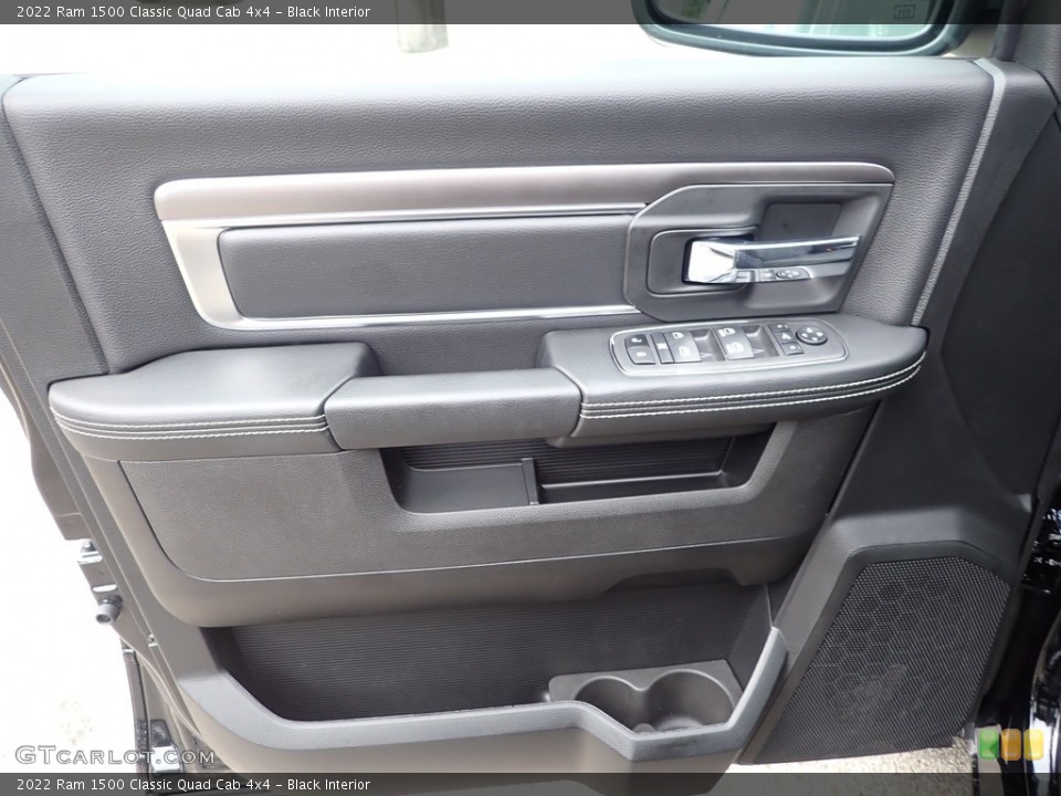 Black Interior Door Panel for the 2022 Ram 1500 Classic Quad Cab 4x4 #144668810