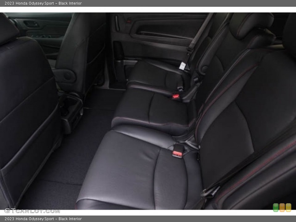 Black Interior Rear Seat for the 2023 Honda Odyssey Sport #144669440