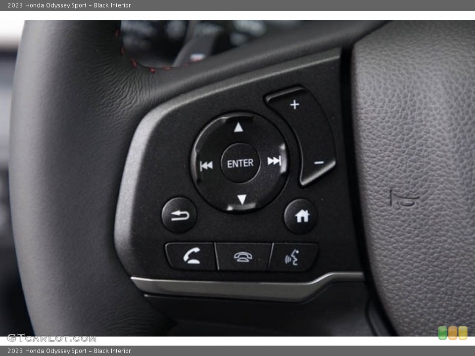 Black Interior Steering Wheel for the 2023 Honda Odyssey Sport #144669518