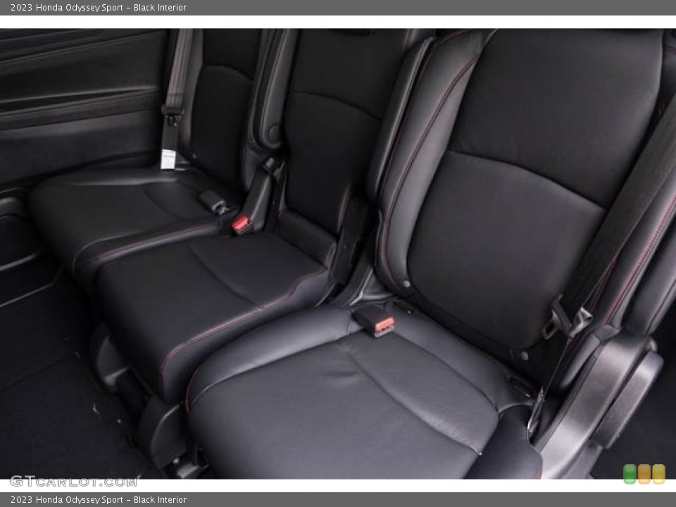Black Interior Rear Seat for the 2023 Honda Odyssey Sport #144669656