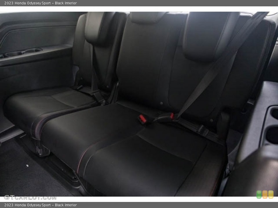 Black Interior Rear Seat for the 2023 Honda Odyssey Sport #144669710