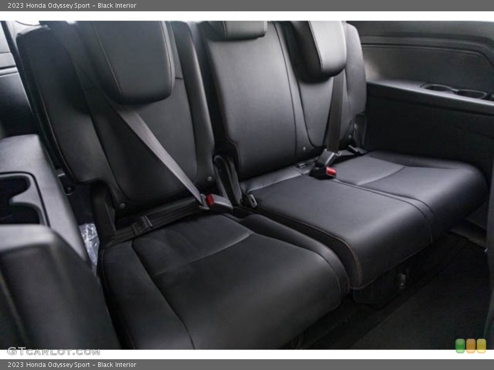 Black Interior Rear Seat for the 2023 Honda Odyssey Sport #144669749